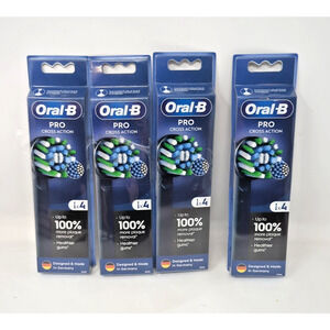Oral-B Pro Cross Action Electric Toothbrush 4pk Replacement Heads (Lot Of 4)